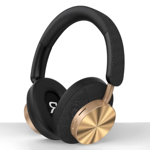 Next Destination ND-06 Auriculares Inalámbricos de Diadema Bluetooth 5.3, Bajo Potente, Batería 40H, Ajustables, Deportivo, Cancelación de Ruido, Cascos Supraaurales Wireless Headphones Over-ear Negro