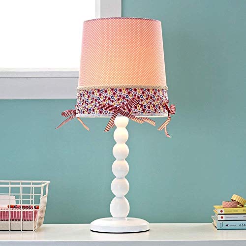Lampe de table créative Bow Girl décoration bureau rose