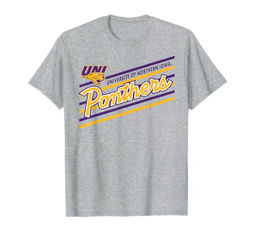 Northern Iowa Panthers Retro Performer Gray T-Shirt