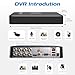 Douevo 1080p 8 Channel Security DVR Recorder with 500GB Hard Drive, H.265+ 8CH Surveillance Digital Video Recorder,Hybrid 5-in-1 (TVI/AHD/CVI/CVBS/IPC) CCTV DVR for Security Camera,Easy Remote Access