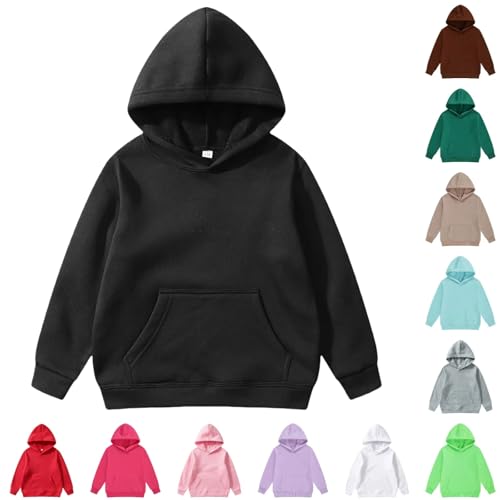 Graphic Hoodies Teen Girls Kids Boys Cute Long Sleeve Oversized Sweatshirts Pullover Loose Preppy Clothes 4-15 Years2