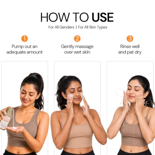 Image of Detan Serum Face Wash with 6.5% Active Blend | 2% Kojic Acid, 1% Vitamin C, 1% Niacinamide, 1% Glycolic Acid, Mandelic Acid & Alpha-Arbutin | Tan Removal, Brightening, Dark Spot & Pigmentation Face Wash for Men, Women, Boys, Girls & Teens | 200ml | Clarity Labs