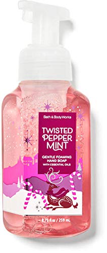 White Barn Candle Company Bath And Body Works Gentle Foaming Hand Soap W/Essential Oils- 8.75 Fl Oz - Winter 2020 - Many Scents! (Twisted Peppermint) #TOP19