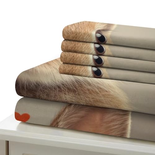 Parure de lit chaton noir 220x240 cm en microfibre avec housse de couette - 7