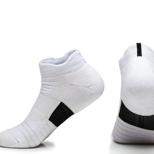 Socks for Sports, Casual Outing and Fitness, Comfortable, Machine Washable, Breathable, High Resilience, Soft, Abrasion-Resistant, Pilling-Resistant - 1 Pack, White4