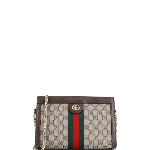 Gucci, Pre-Loved Ophidia Chain Shoulder Bag GG Coated Canvas Small,