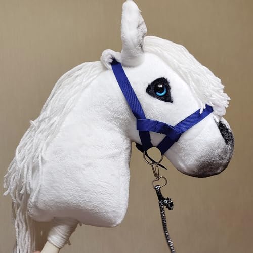 Blue Hobby Horse Halter | Tacks for Stick Hobby Horse | Hobbyhorse Accessory