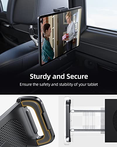Suporte para iPad para carro 【Compatível com 99% do encosto de cabeça do carro】, Suporte de telefone