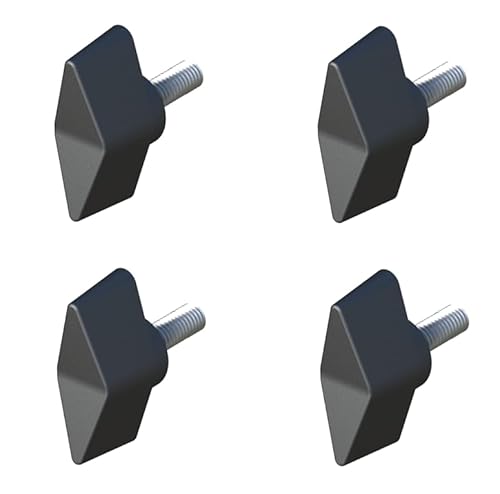 cyclingcolors 4x vis papillon M4 x 30 tête plastique tige acier bouton manœuvre