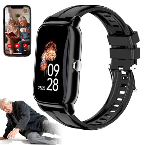 ZHZWwansuGE Smartwatches Für Senioren, Mit Sturzerkennung, GPS...