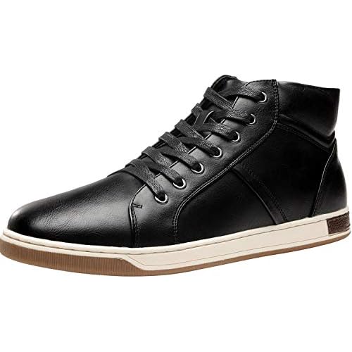 Jousen Men's Casual Shoes High Top Fashion Sneaker Lightweight Men Boots Shoes