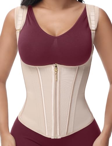 Image of SHAPSHE Waist Trainer for Women, Tummy Control Sports Girdle, Workout Body Shaper with Adjustable Shoulder Strap