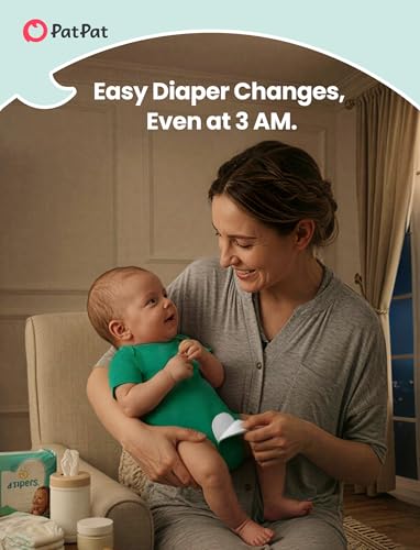 PATPAT Bamboo Viscose Baby Bodysuits 2 Pack, Easy Swap Design (No Snaps/Zippers) - Short Sleeve Newborn Infant Boys Girls, Quick Diaper Change Clothes Party Animals 9-12 Months — view 5