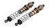 ECX Aluminum Shock Set Rear: 1:10 2wd Cir/Ruk/Torm