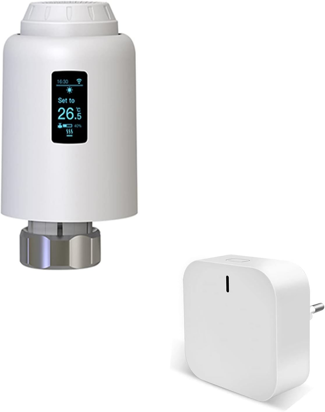 Qiumi Zigbee Smart Thermostatic Radiator Valve and Zigbee Gateway