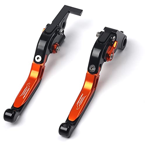 ERUKEI Bremskupplung Für Aprilia NA 850 Mana 2007–2012 Motorrad-Bremskupplungshebel, Verstellbar, Erweiterbar, Faltbar, CNC-Aluminium-Zubehör (Farbe : 10)