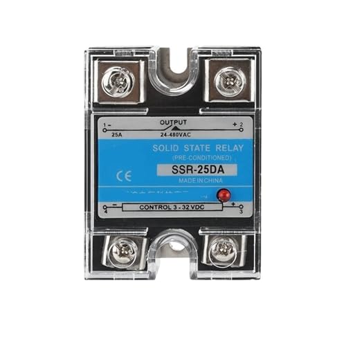 SSR-25DA relé de estado sólido con conmutación sin desgaste mecánico y alta disipación térmica