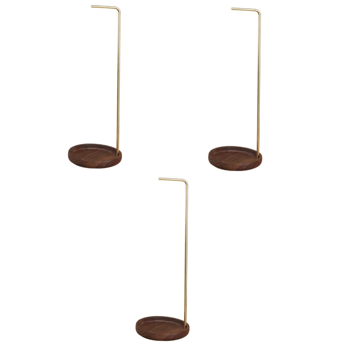 Cabilock 3 Stück Umgekehrter Räucherstäbchen Halter aus Holz Einzigartiger und Stabiler Räuchergefäß für Meditation Schlafzimmer Büro und Zuhause zur Dekoration für Aromatische Entspannung