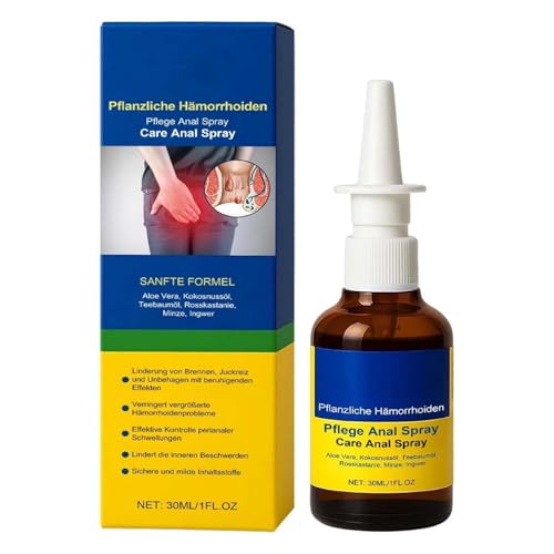 Spray anal pour le traitement des hémorroïdes, 30 ml, spray pour hémorroïdes, soulagement rapide des et des fissures anales (1pcs)