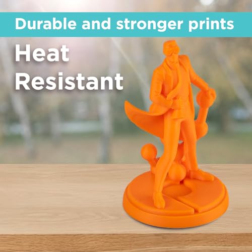 Image of Polymaker ABS Filament 1.75mm Orange, 1kg 3D Printing Filament, PolyLite ABS 3D Printer Filament, Heat Resistant, Strong & Durable, Dimensional Accuracy + /- 0.03mm