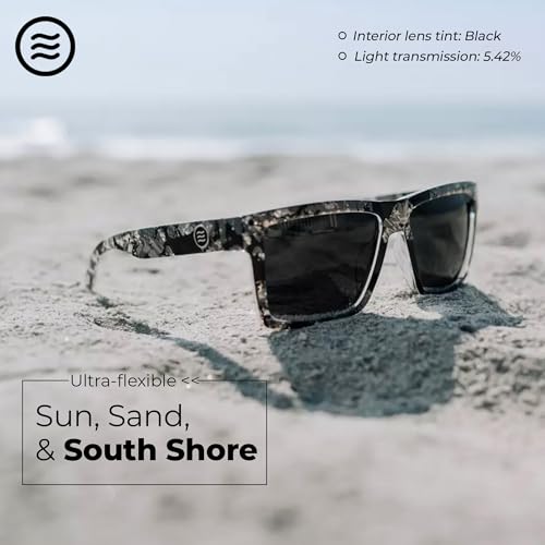 NEVEN Tombstone Men’s Polarized Sunglasses - Rugged Relaxed Rectangular UV Protection Sunglasses - Cool Urban Fashion Glasses4