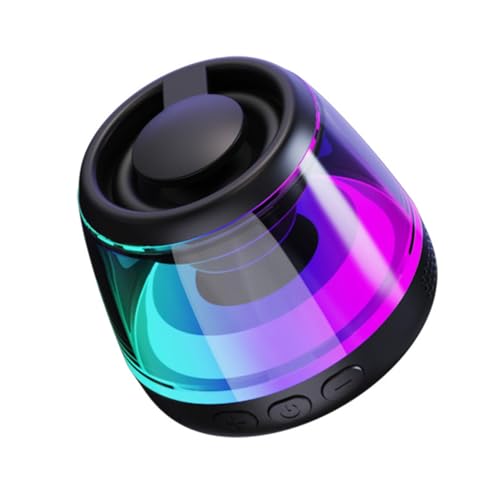 VBESTLIFE Magnetischer Bluetooth-Lautsprecher mit RGB-Licht und 5.3-Stereo-Sound, Spielemodus, Tragbarer Kabelloser Lautsprecher für Draußen, zu Hause und auf Reisen