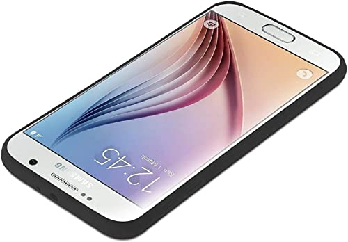 Image of Mobile Back Cover Case for Samsung Galaxy S6, G920I (Silicone Case|CameraProtection|Black SC1510)