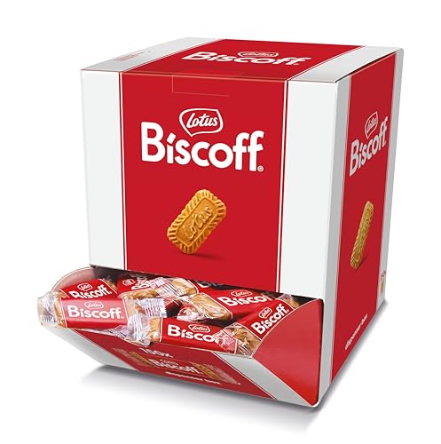 Image of Lotus Biscoff Cookies - Caramelized Biscuit Cookies - 150 Cookies Individually Wrapped - Vegan, 0.2 Ounce (Pack of 150)