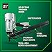 Metabo HPT Framing Nailer, Pro-Preferred Pneumatic Power Nailer & Framing Tool for Flooring, Roof Decking, Selectable Trigger & Rafter Hook, 21° 2