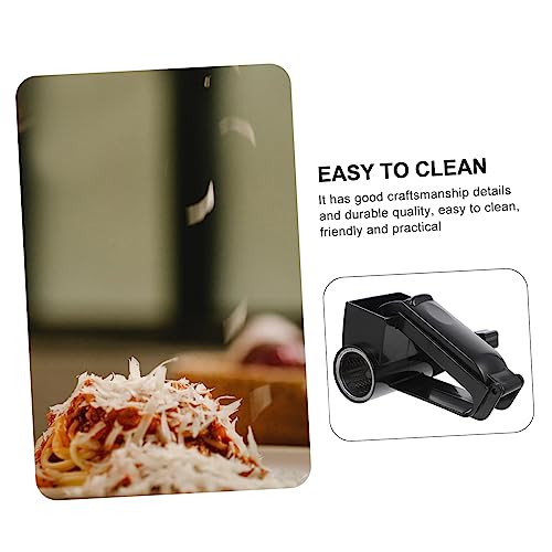 Rallador giratorio manual para queso, fácil de limpiar miniatura 3