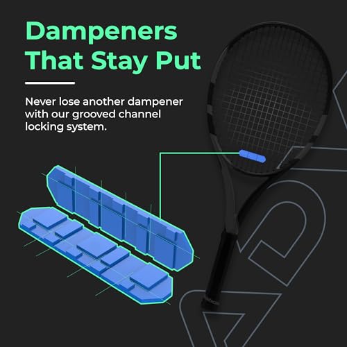 image for ADV Tennis Dampener with Custom Feel, Racket Shock Absorber to Reduce 