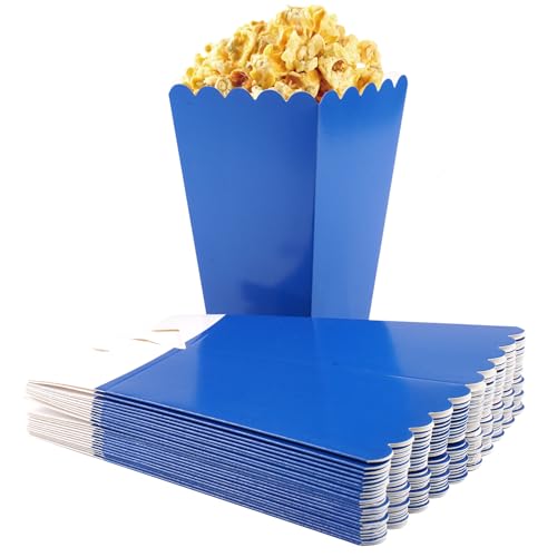 24 peças caixa de pipoca de milho, 11,5 x 7 x 5 cm, caixa de popcorn, papel recipiente doces sacos de pombinas, recipiente Pop Corn Boxes, mini papel Popcorn Containers, para festas, casamentos