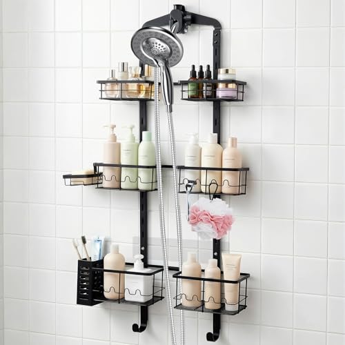 Marovitax Extra Large Shower Caddy Hanging, Rust-Resistant Shower Organizer Hanging,