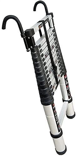 Échelle télescopique en aluminium de qualité supérieure avec crochets de sécurité professionnels