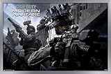 Trends International Call of Duty: Modern Warfare - Co-Op Wall Poster, 14.725" x 22.375", Silver Framed Version