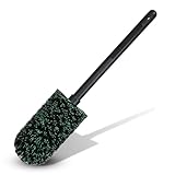 Multi-Use Wheel Cleaner Scrub Brush – Medium Strength Bristles, and 360 Degree Covered Cleaning Brush Head for Wheel Brush and Tire Brush - Grip Clean