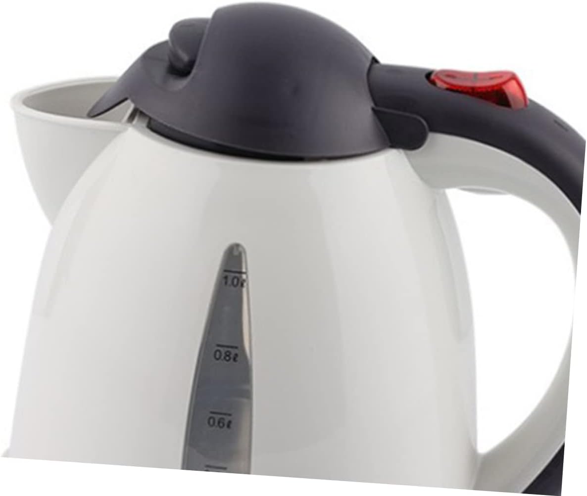 PRETYZOOM 150w Electric Kettle Gooseneck Fast Boil Stainless Steel Tea Pot Auto Shut-off Protection Car Kettle