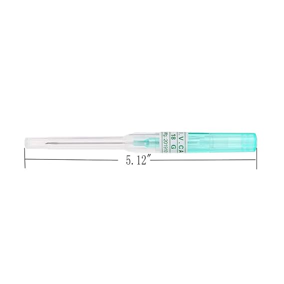 Piercing Needles,New Star Tattoo 5PCS 18G Piercing Needle IV Needles with Catheter Sterile Needle 18 Gauge