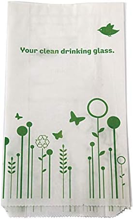 1000 Pieces Paper Glass Cover 17x13 cm – Disposable, Hygienic Hotel Accessories for Guest House, Hospitals, Marriage, Travel Kit – Cost-effective Room Essentials