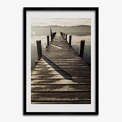 Cadre bois 50x70 cm Tulup jetée en bois pour habiller un mur vide sans effort