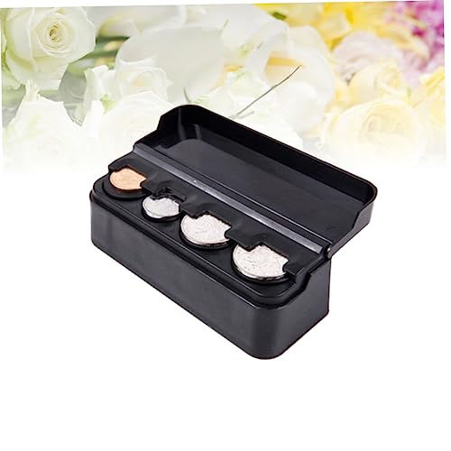 Caja porta monedas Angoily para coche color negro miniatura 4
