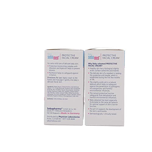 Sebamed Baby Protective Facial Cream Ultra Mild Gentle Hydrating Face Moisturizer For Delicate Skin (50Ml) Pack Of 2 #TOP2