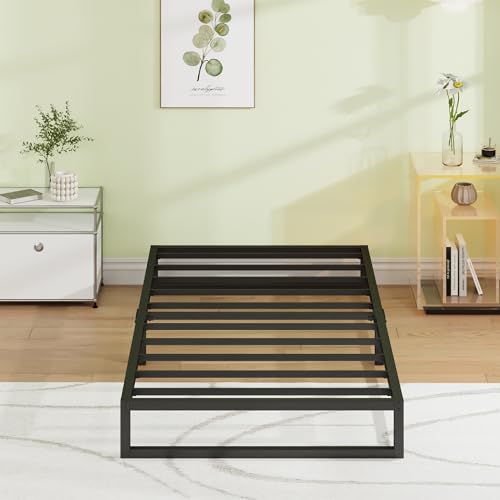 EMODA 7 Inch Twin Bed Frames No Box Spring Needed,
