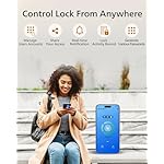 Philips Wi-Fi Smart Lock with Handle, Keyless Entry Keypad Door Lock with Handle, Front Door Deadbolt Set with WiFi Gateway, App Control, Fingerprint Unlock, PIN Code Unlock, Auto Locking - Image 3