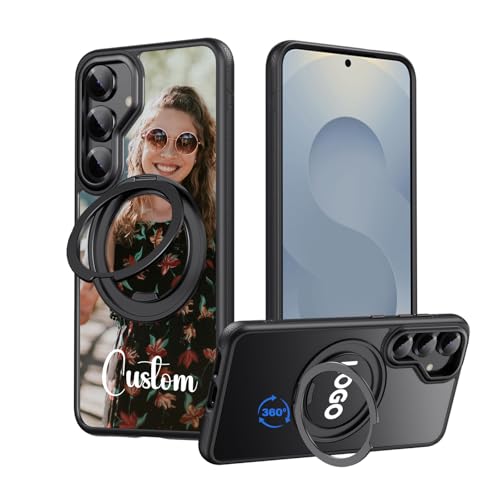 Coque personnalisable Samsung S25 5G avec anneau magnétique pour cadeau