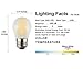 OPALRAY A15 Mini Globe Bulb with LED Filament, 2W Dimmable, 25 Watts Incandescent Replacement, E26 Medium Base, Small Size LED Bulbs, 200Lm Warm White Light(2700K), Frosted Glass Cover, 6 Pack