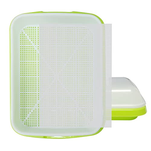 BeGrit Keimschale Sprossen Keimung Hydroponic Seed Sprouter Tray Treibhauseffekt Propagator Samen für Familiengarten drinnen und draußen Cover
