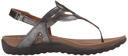 Cobb Hill Womens Ramona Flats Sandals, Pewter, 8.5 Us #TOP5