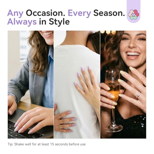 Image of SAVILAND Shimmer Airbrush Gel Nail Polish Dilution Free: 20ml Hema & Acetone Free Opal Symphony Pastel Collection 6 Colors Fine Mist Spray for Ombre Aura & French Nail Art Salon Airbrush Paint Set