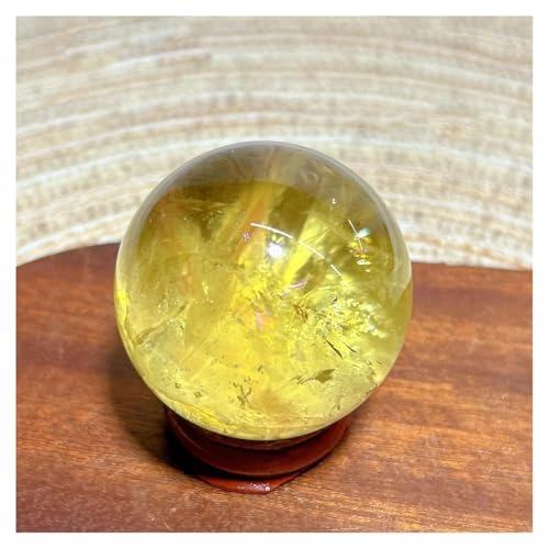 Esfera de citrino natural para decoración del hogar y meditación en el salón 2